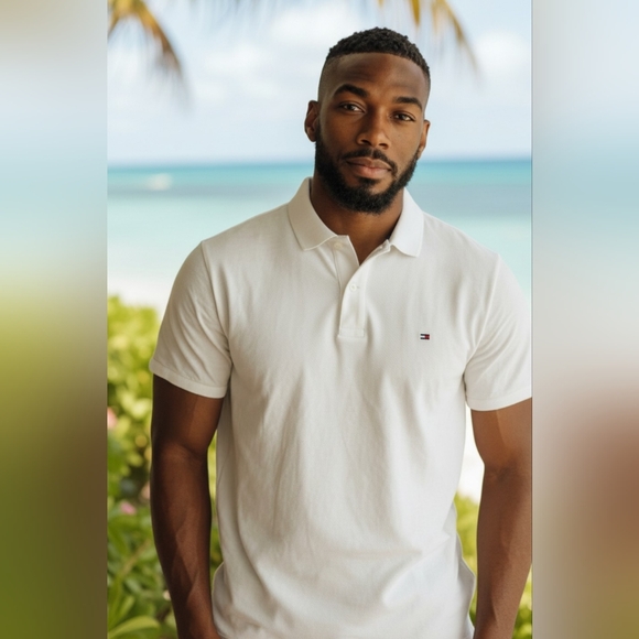 Tommy Hilfiger Men's White Polo Shirt - Picture 3 of 7